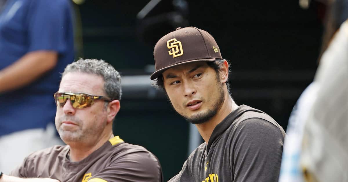 ダルビッシュ有、今季初登板は8日に延期 雨の影響で ダルビッシュ有、今季初登板は8日に延期 雨の影響で