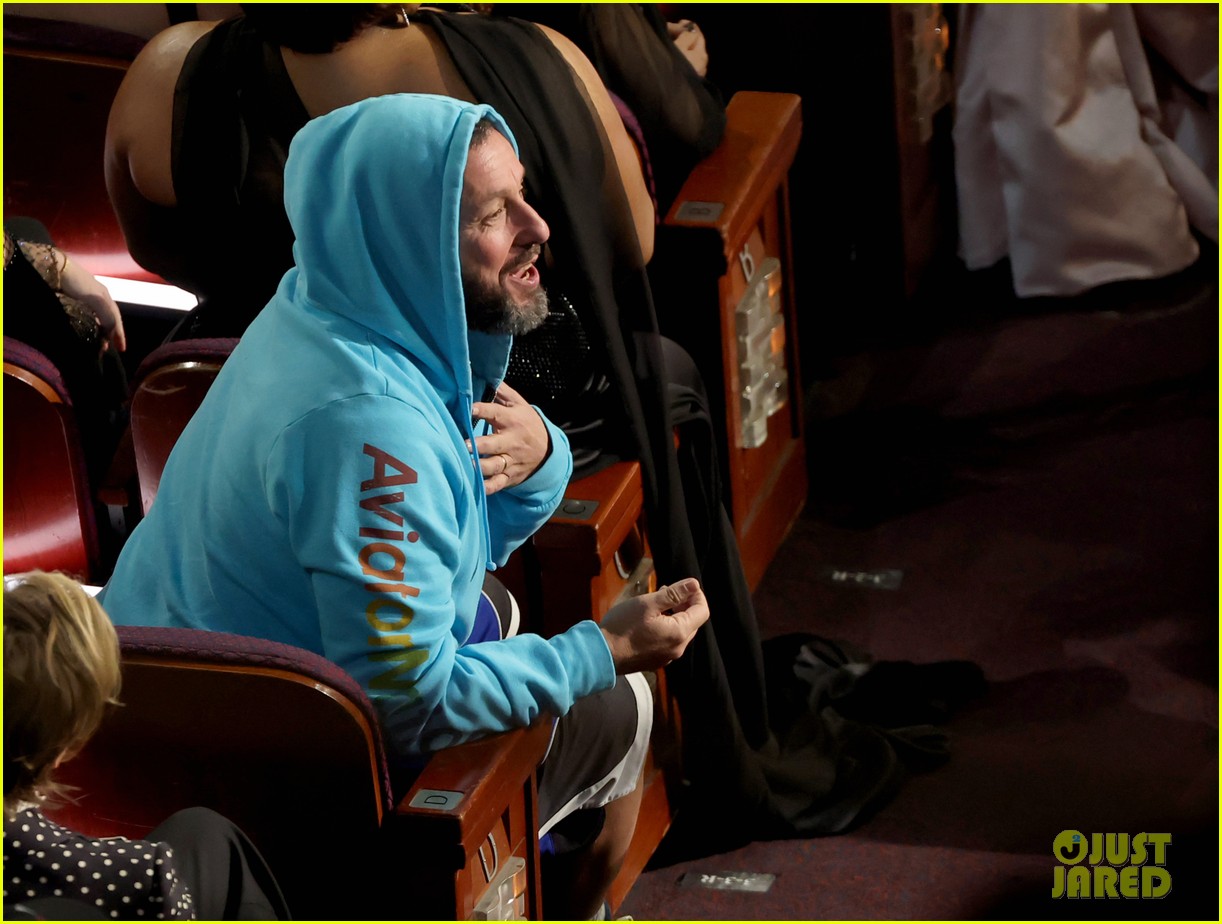 Adam Sandler's Oscars 2025 Appearance: The Outfit, The Joke, And The Chalamet Hug Adam Sandler's Oscars 2025 Appearance: The Outfit, The Joke, And The Chalamet Hug