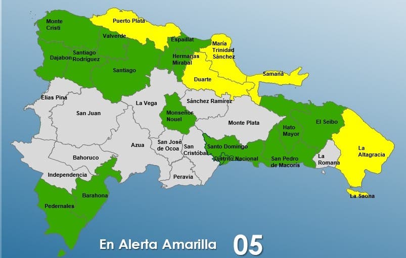 Alerta Amarilla Y Verde: 9 Y 5 Provincias Respectivamente Según El COE Alerta Amarilla Y Verde: 9 Y 5 Provincias Respectivamente Según El COE
