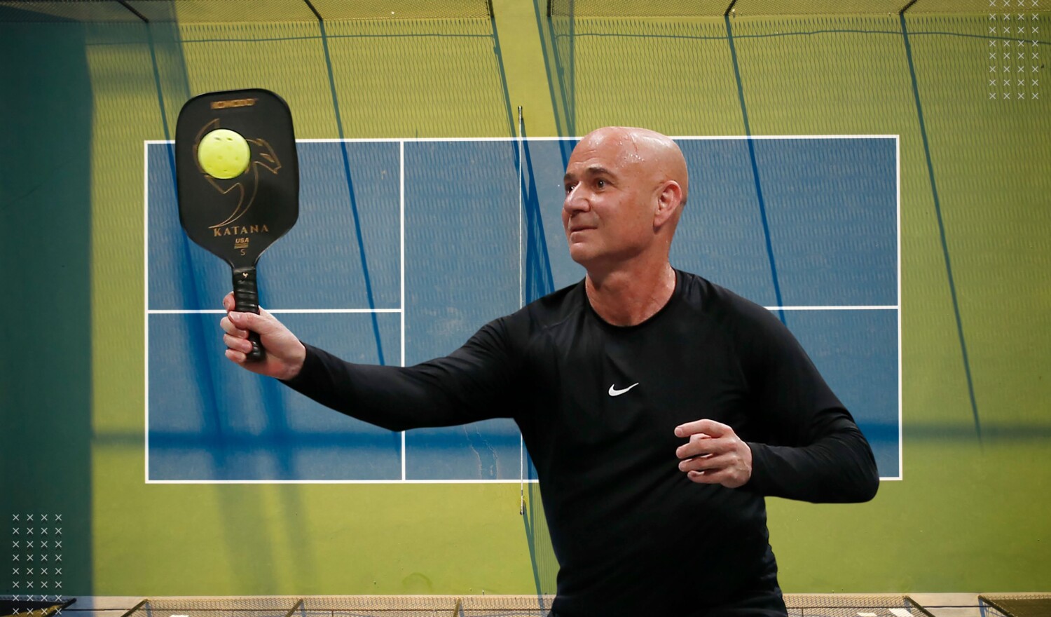 Andre Agassi To Play First Professional Pickleball Tournament
