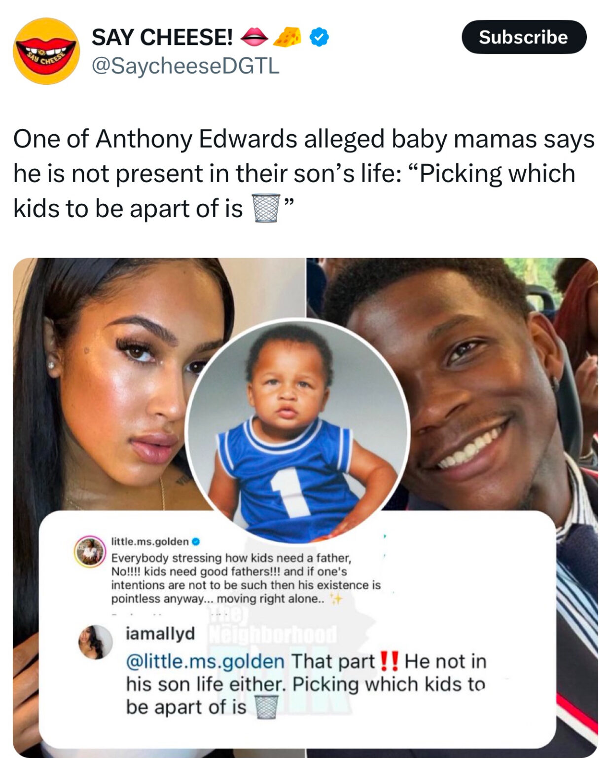 Anthony Edwards' Alleged Texts To Ayesha Howard About Pregnancy Anthony Edwards' Alleged Texts To Ayesha Howard About Pregnancy