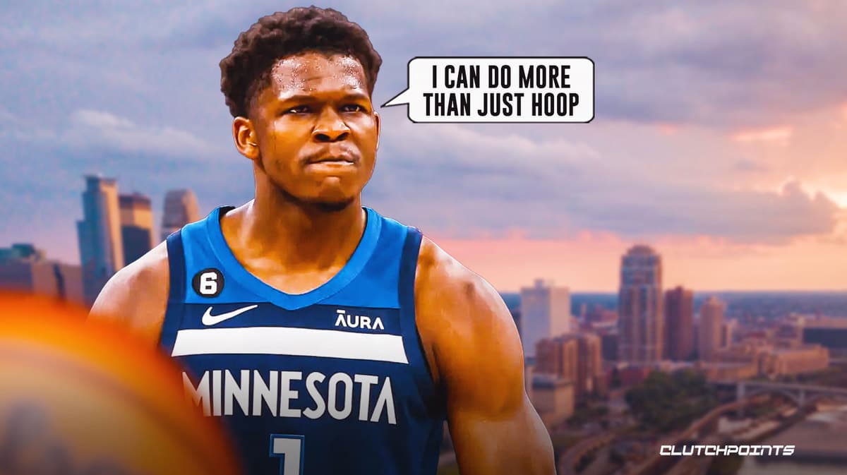 Anthony Edwards' Unexpected Media Appearance Disrupts Randle Interview Anthony Edwards' Unexpected Media Appearance Disrupts Randle Interview