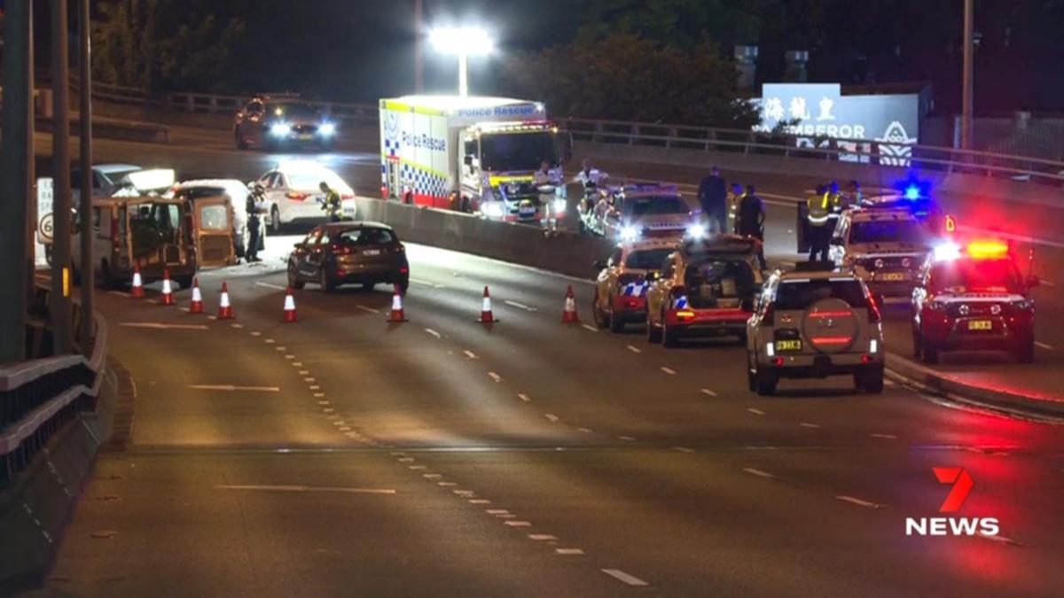 Anzac Bridge Crash Causes Major Delays In Sydney Anzac Bridge Crash Causes Major Delays In Sydney
