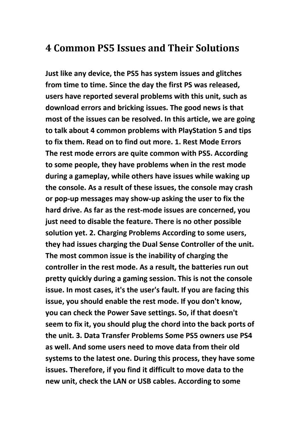 Are PS5 Games Stuttering? Troubleshooting Common Problems Are PS5 Games Stuttering? Troubleshooting Common Problems