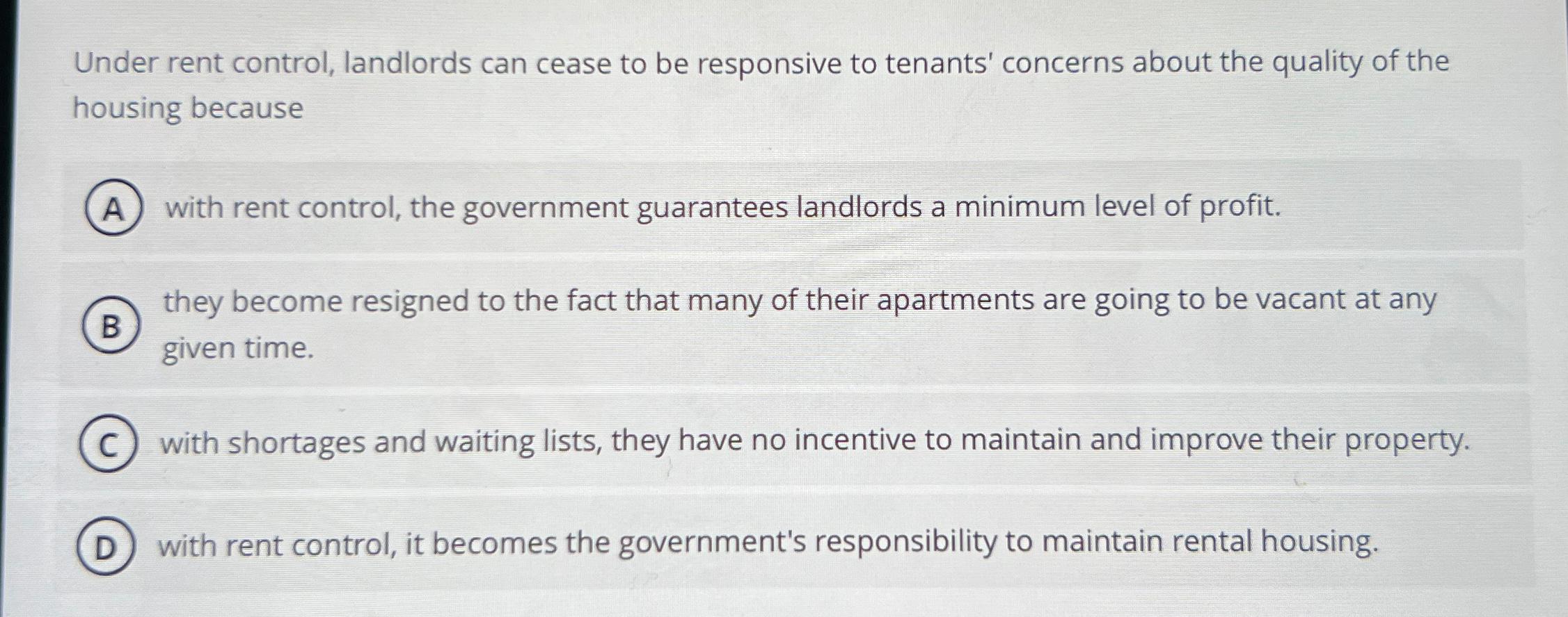 Are Rent Regulations Protecting Landlords, Not Tenants? A Critical Analysis Are Rent Regulations Protecting Landlords, Not Tenants? A Critical Analysis