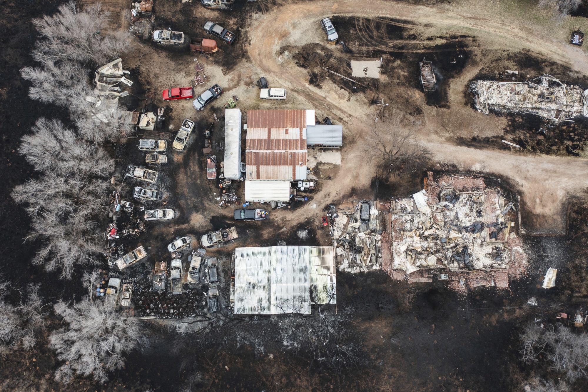 Bartlett, Texas Fire Leaves Two Structures As Total Losses During Red Flag Conditions
