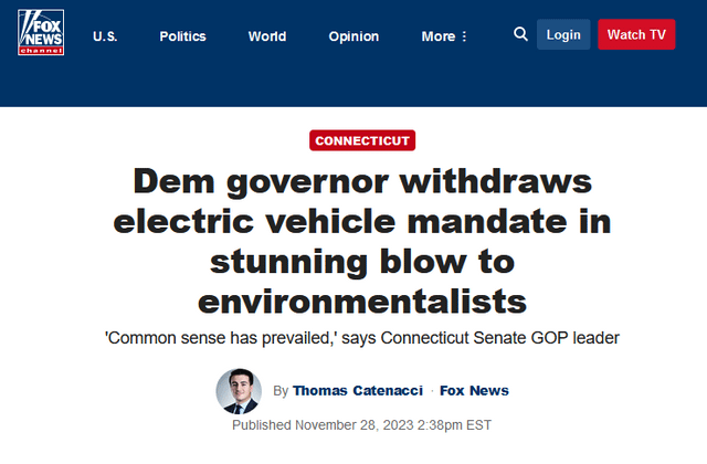 Car Dealers Reiterate Concerns Over Electric Vehicle Regulations