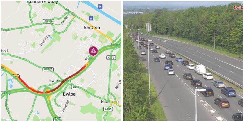Cheshire/Deeside M56: Significant Delays Following Collision Cheshire/Deeside M56: Significant Delays Following Collision