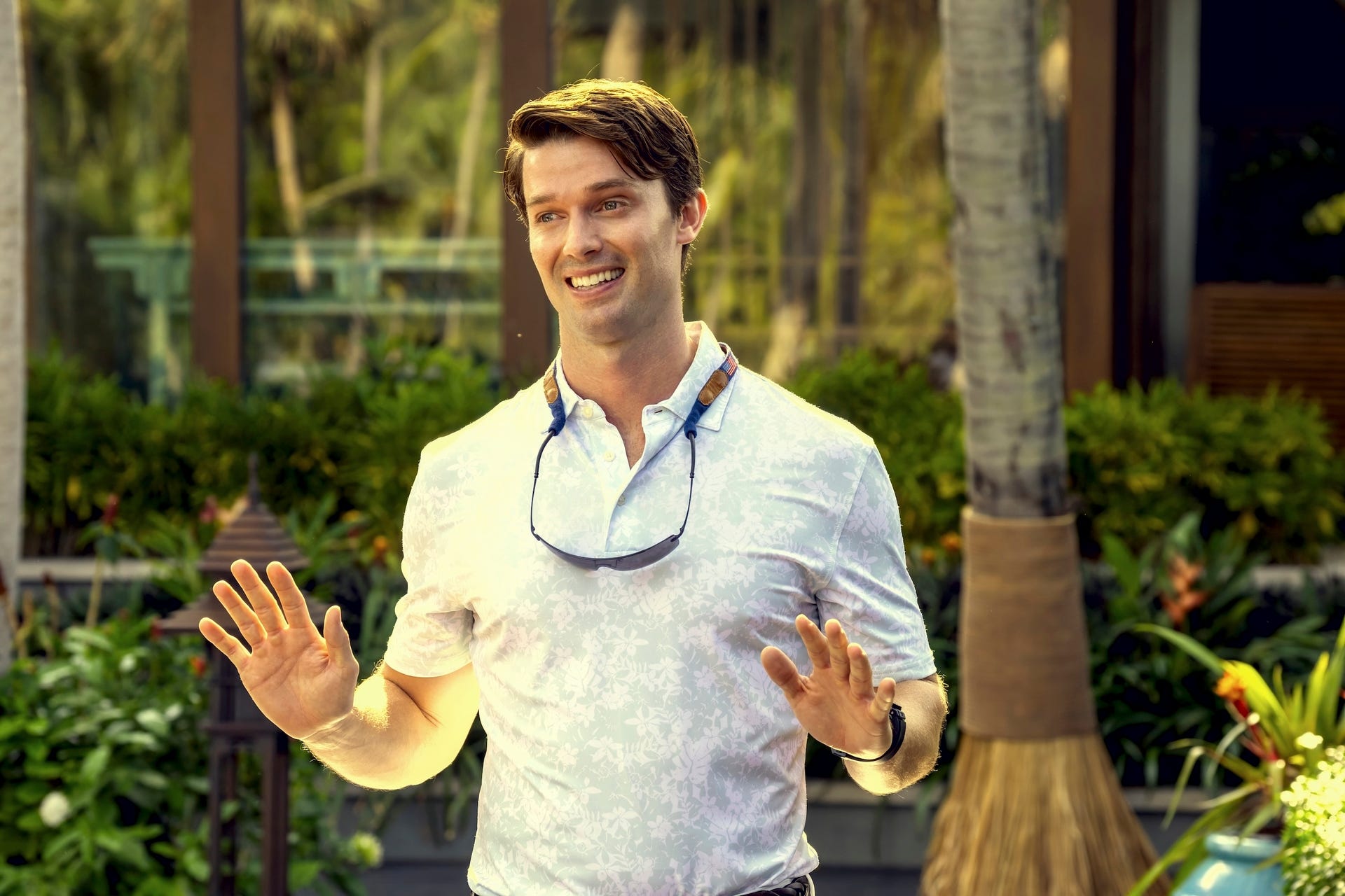 Chris Pratt's Reaction To Patrick Schwarzenegger's White Lotus Nude Scene Chris Pratt's Reaction To Patrick Schwarzenegger's White Lotus Nude Scene