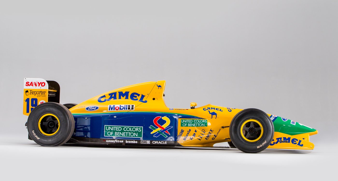 Collectors' Item: Michael Schumacher's Benetton Formula 1 Show Car Up For Auction Collectors' Item: Michael Schumacher's Benetton Formula 1 Show Car Up For Auction
