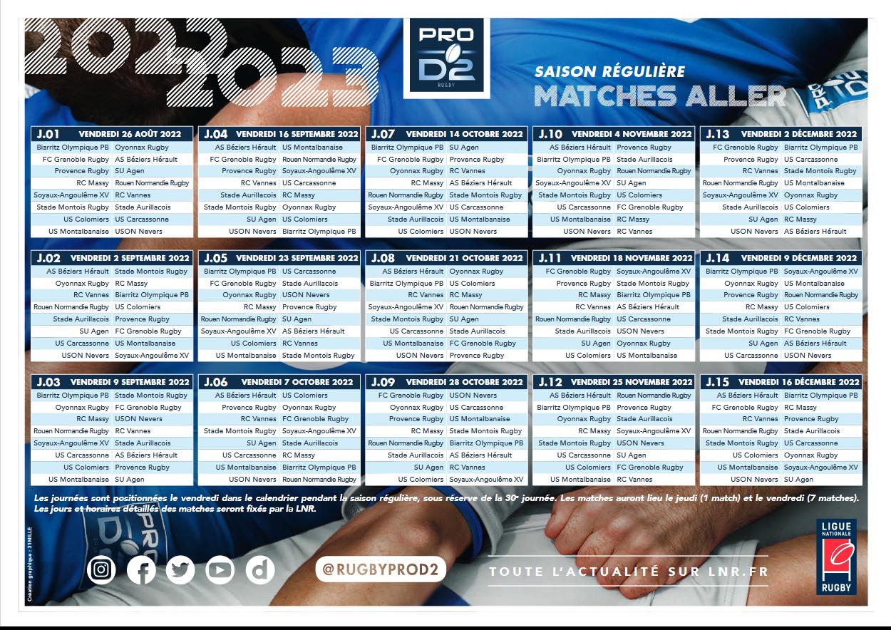Colomiers Reçoit Oyonnax, Montauban Affronte Brive : Le Programme Complet De Pro D2 Colomiers Reçoit Oyonnax, Montauban Affronte Brive : Le Programme Complet De Pro D2
