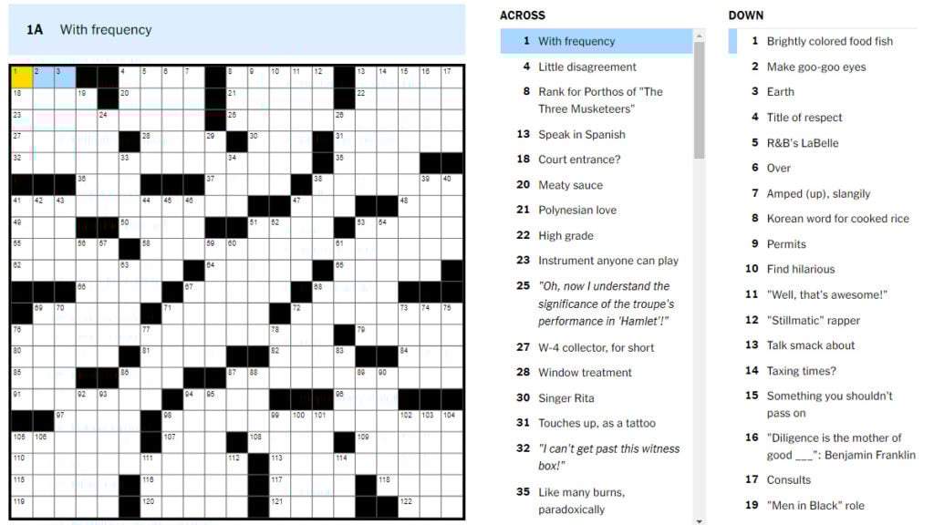 Complete Guide To The NYT Mini Crossword - March 13, 2025 Complete Guide To The NYT Mini Crossword - March 13, 2025