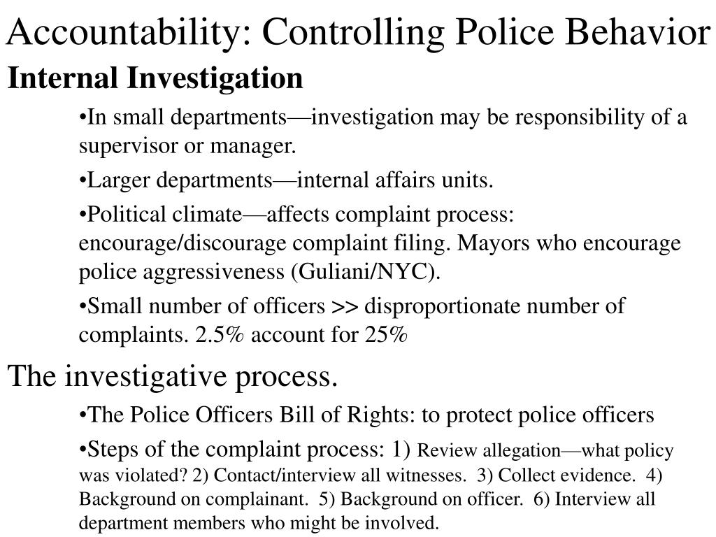 Concerns Raised Over Police Accountability Review Process Concerns Raised Over Police Accountability Review Process