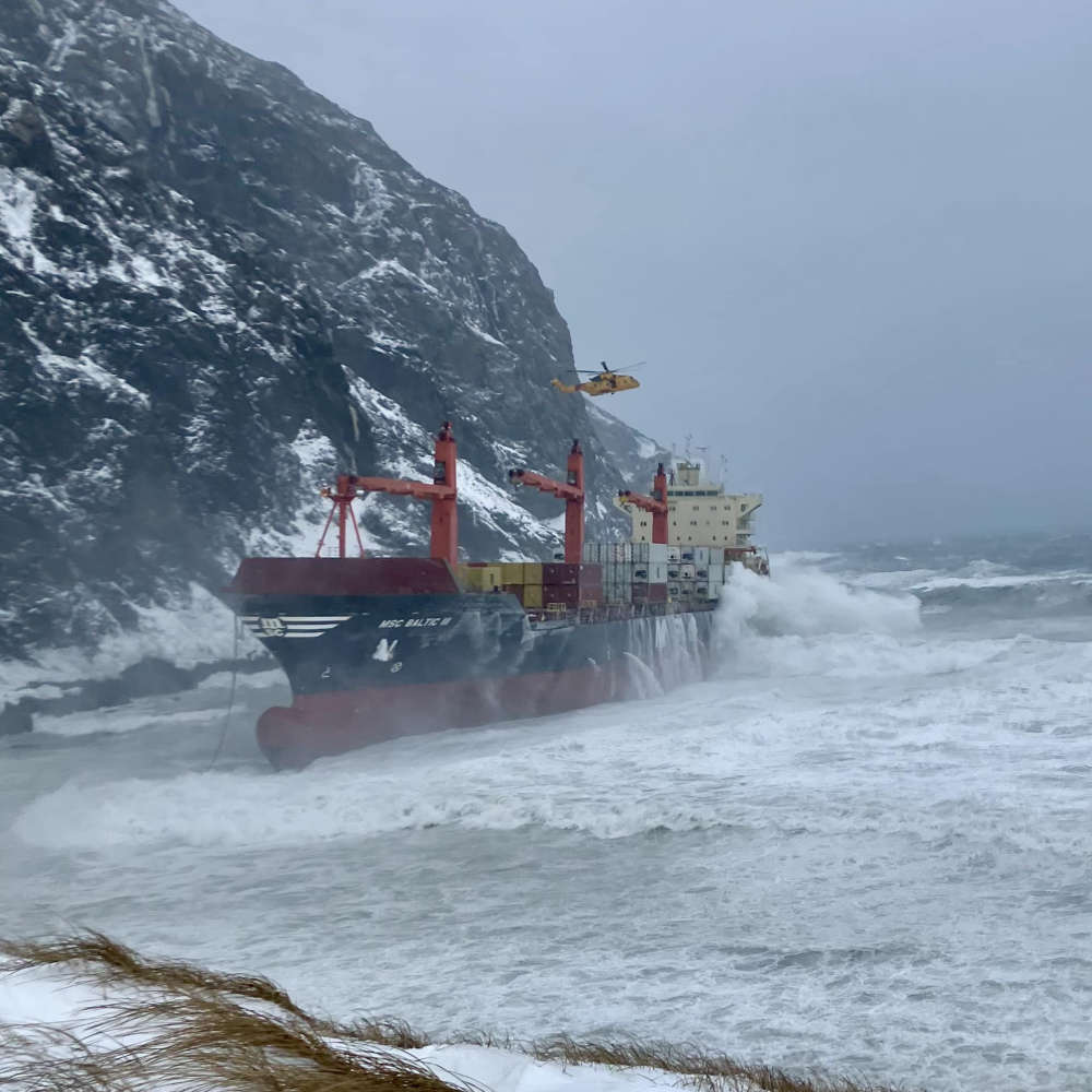 Container Ship Runs Aground On Front Lawn: Full Story Container Ship Runs Aground On Front Lawn: Full Story