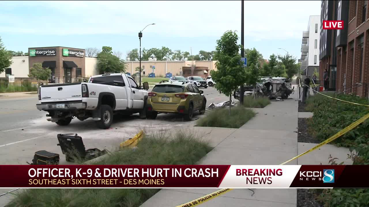 Des Moines Police Respond To Single-Vehicle Crash, Investigation Underway Des Moines Police Respond To Single-Vehicle Crash, Investigation Underway