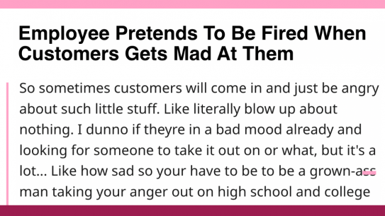 Employee Quits, Triggers Irate Pub Landlord's Verbal Attack Employee Quits, Triggers Irate Pub Landlord's Verbal Attack