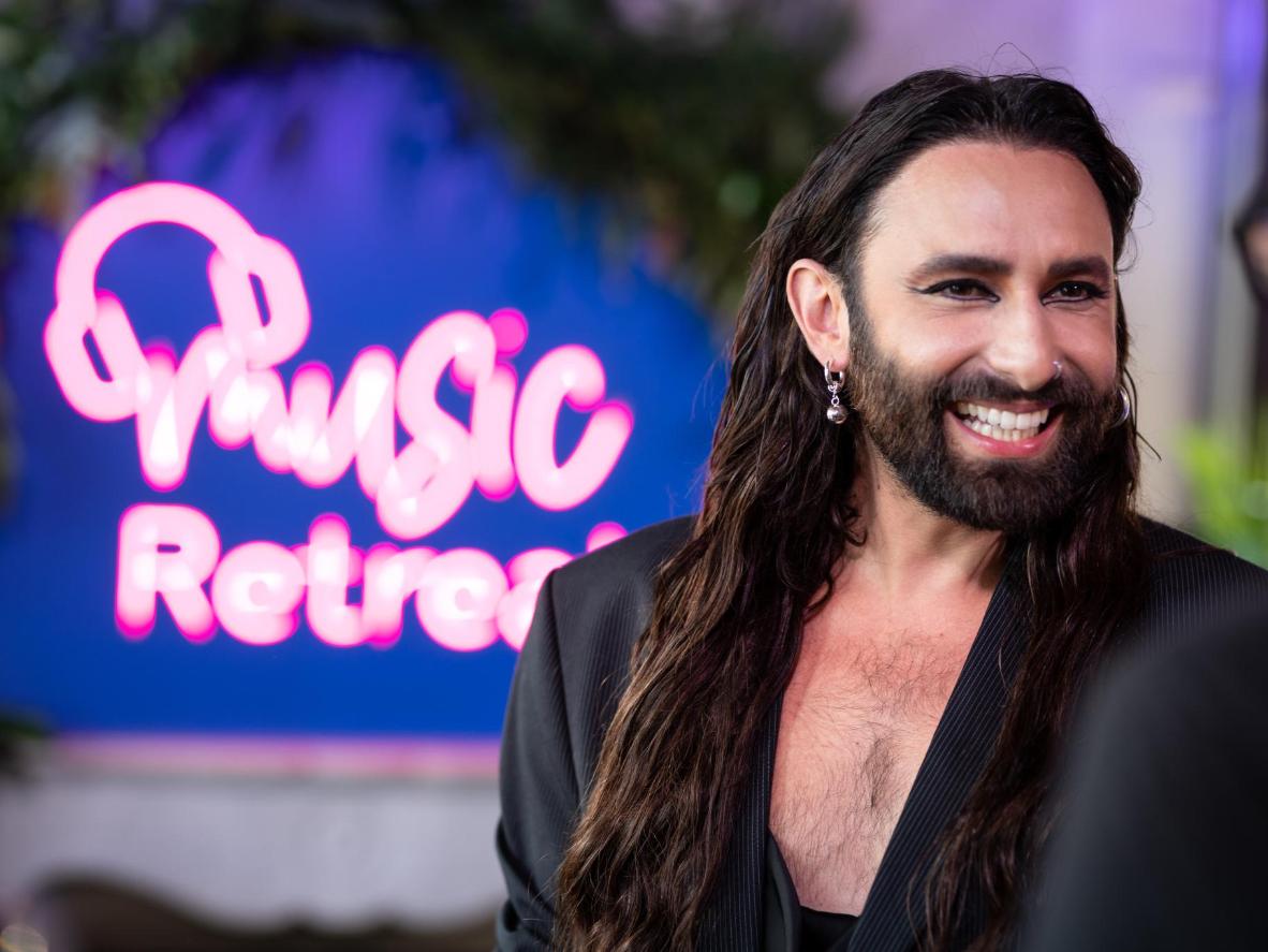 ESC 2025: Conchita Wurst And JJ's Eurovision Village Performance