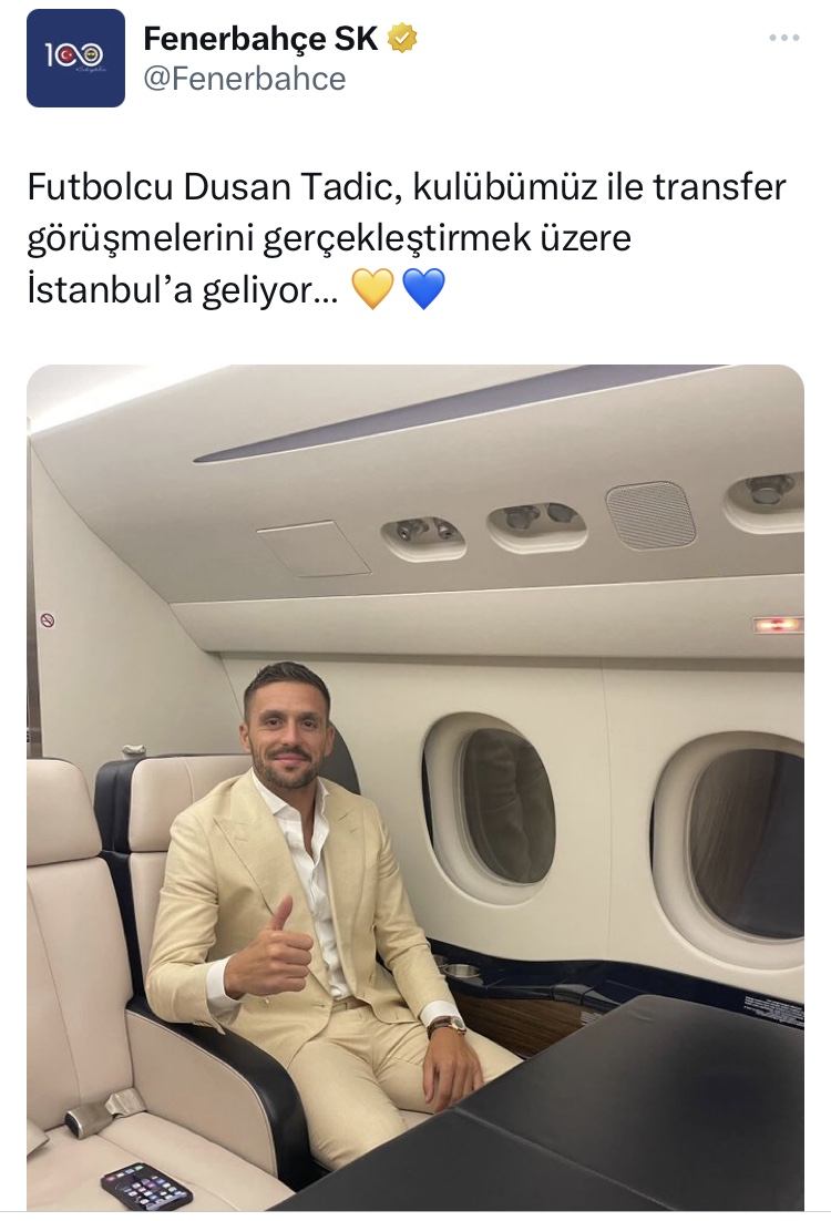 Fenerbahçe'de Yeni Bir Dönem: Dusan Tadic'in Tarihi Transferi Fenerbahçe'de Yeni Bir Dönem: Dusan Tadic'in Tarihi Transferi