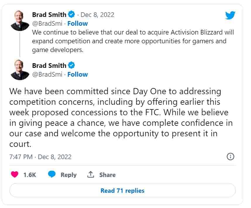 FTC To Challenge Microsoft-Activision Deal Approval FTC To Challenge Microsoft-Activision Deal Approval