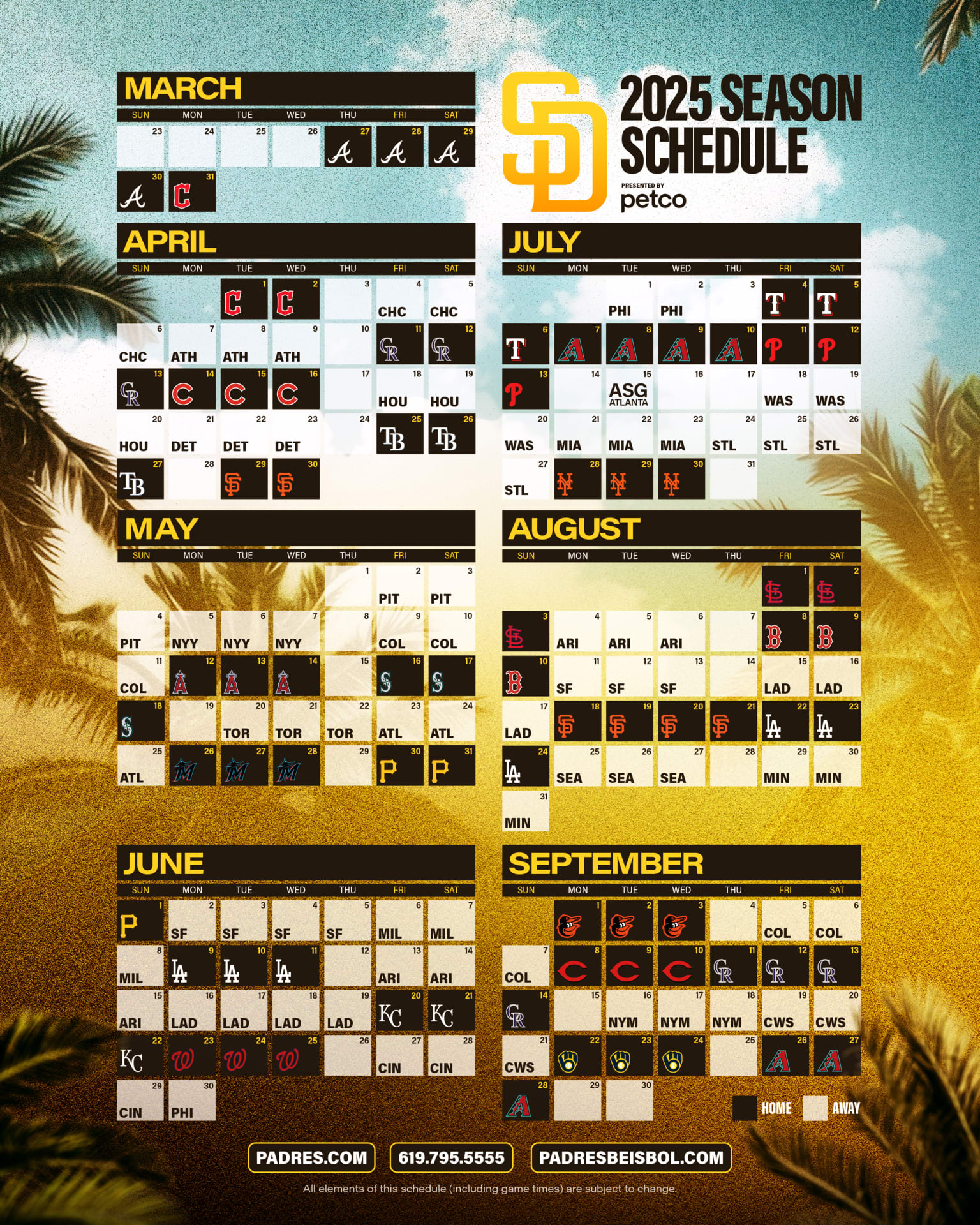 Full 2025 Padres Regular Season Broadcast Schedule Released Full 2025 Padres Regular Season Broadcast Schedule Released