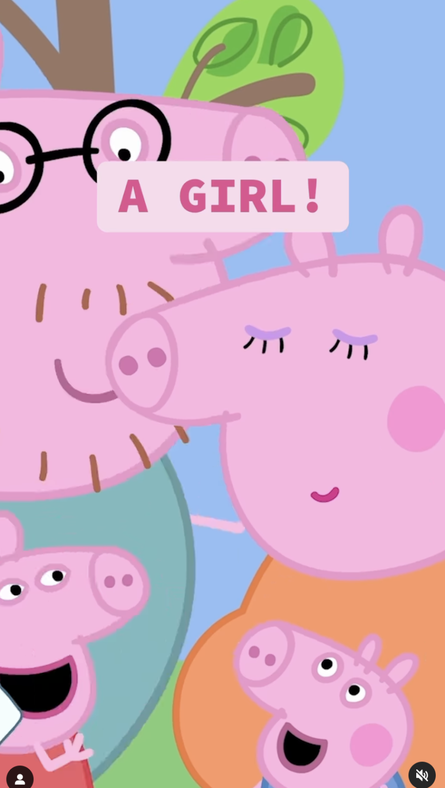 Gender Reveal: Mummy Pig's Spectacular London Event Gender Reveal: Mummy Pig's Spectacular London Event