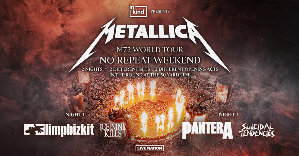 Get Tickets Now: Metallica's M72 UK & European Tour 2026 Get Tickets Now: Metallica's M72 UK & European Tour 2026