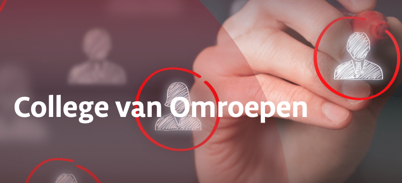 Herstel Van Vertrouwen: De Uitdaging Voor Het College Van Omroepen En De NPO Herstel Van Vertrouwen: De Uitdaging Voor Het College Van Omroepen En De NPO