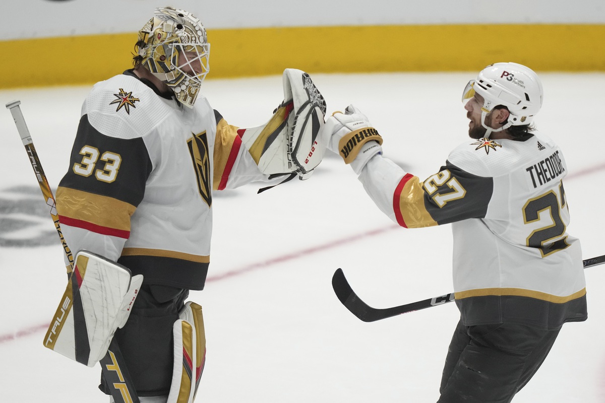 Hill's Strong Goaltending Fuels Golden Knights' 4-0 Win Over Blue Jackets Hill's Strong Goaltending Fuels Golden Knights' 4-0 Win Over Blue Jackets