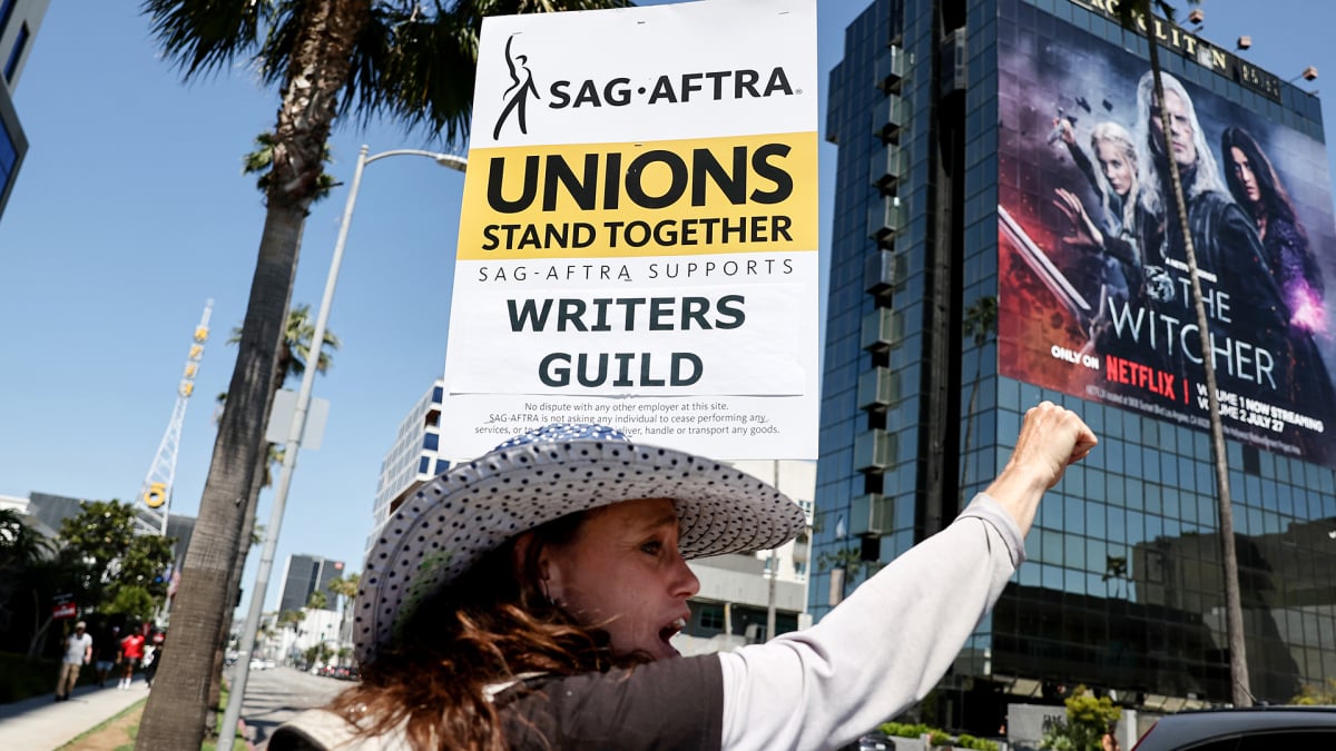 Hollywood Production Grinds To Halt As Actors And Writers Strike Hollywood Production Grinds To Halt As Actors And Writers Strike