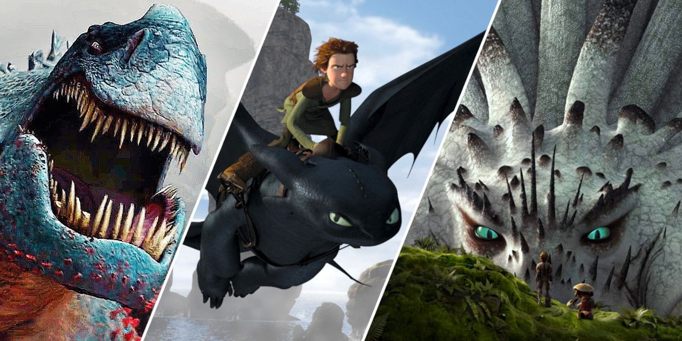 How To Train Your Dragon Poster:  A Jaw-Dropping Look At Toothless And Red Death's Size