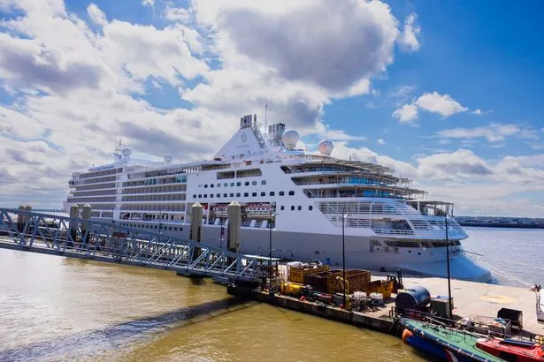 Huge Cruise Ship, Valued At €360 Million, In Liverpool Huge Cruise Ship, Valued At €360 Million, In Liverpool