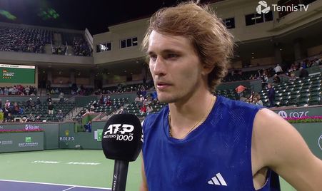 Indian Wells: Zverev's Admission After First-Match Defeat Indian Wells: Zverev's Admission After First-Match Defeat