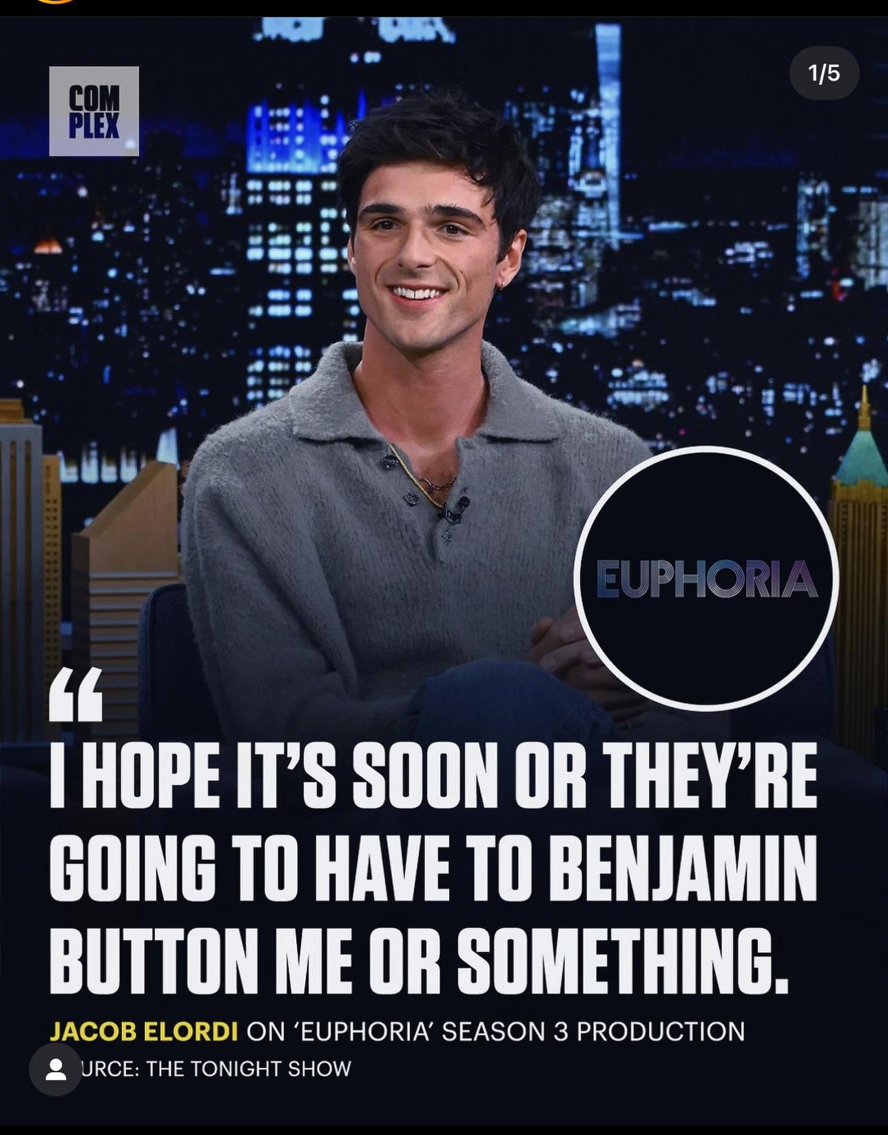 Jacob Elordi Confirms Euphoria Season 3 Filming Has Begun Jacob Elordi Confirms Euphoria Season 3 Filming Has Begun