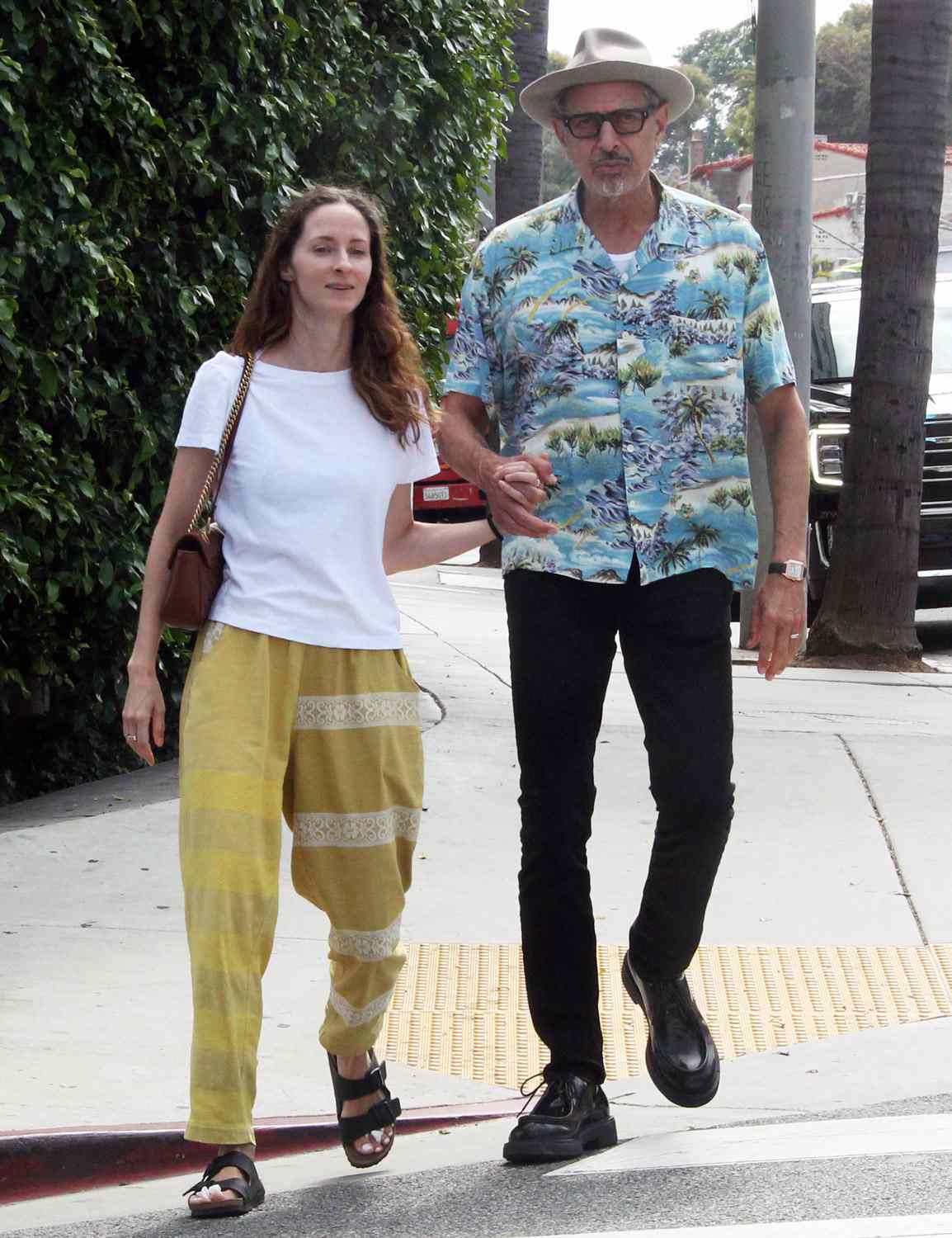 Jeff And Emilie Goldblum's Sons Attend Football Match In Italy Jeff And Emilie Goldblum's Sons Attend Football Match In Italy