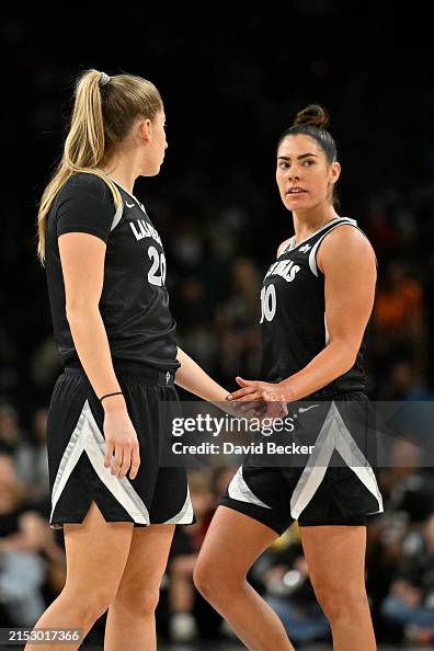 Kelsey Plum And Kate Martin's Heartwarming Courtside Moment Kelsey Plum And Kate Martin's Heartwarming Courtside Moment