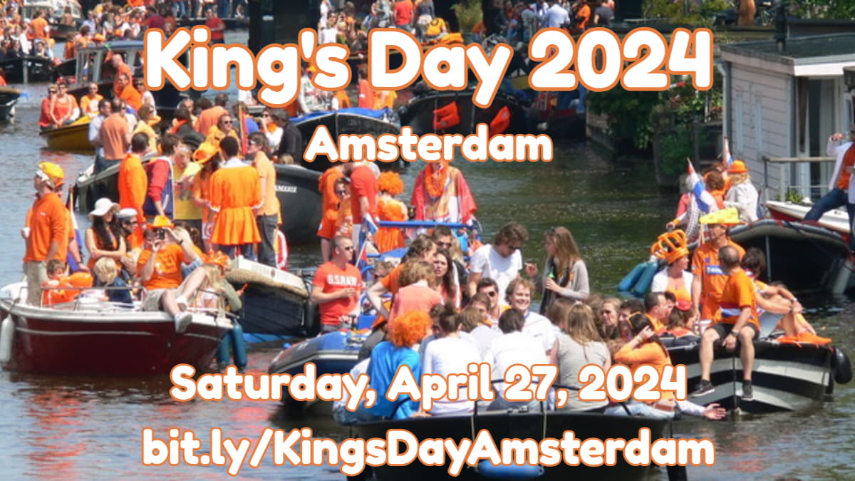 Kings Day In Amsterdam: New Mural Celebrates Marjolein Faber's Ribbon Gate Design Kings Day In Amsterdam: New Mural Celebrates Marjolein Faber's Ribbon Gate Design