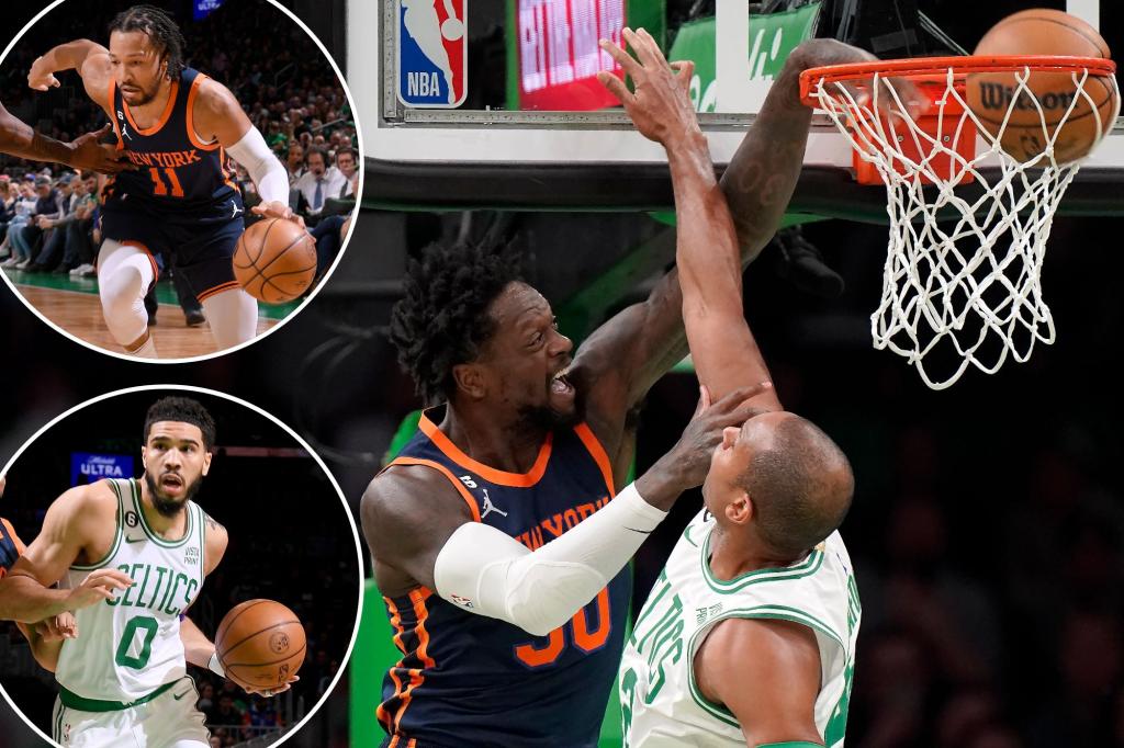 Knicks Steal Game One From Celtics In Overtime Knicks Steal Game One From Celtics In Overtime