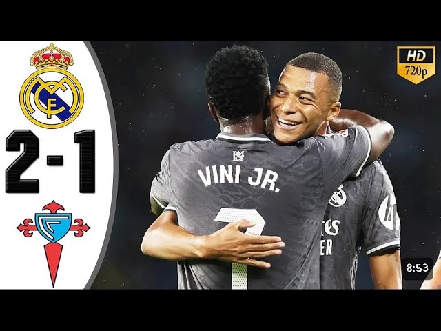 La Liga: Mbappé's Two Goals Secure Real Madrid Victory Over Celta Vigo La Liga: Mbappé's Two Goals Secure Real Madrid Victory Over Celta Vigo