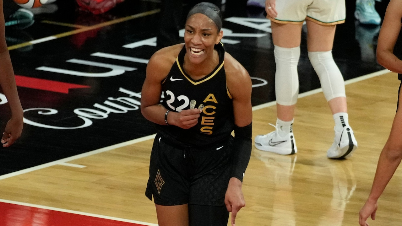 Las Vegas Aces And Dallas Wings Face Off In Notre Dame Preseason Game Las Vegas Aces And Dallas Wings Face Off In Notre Dame Preseason Game