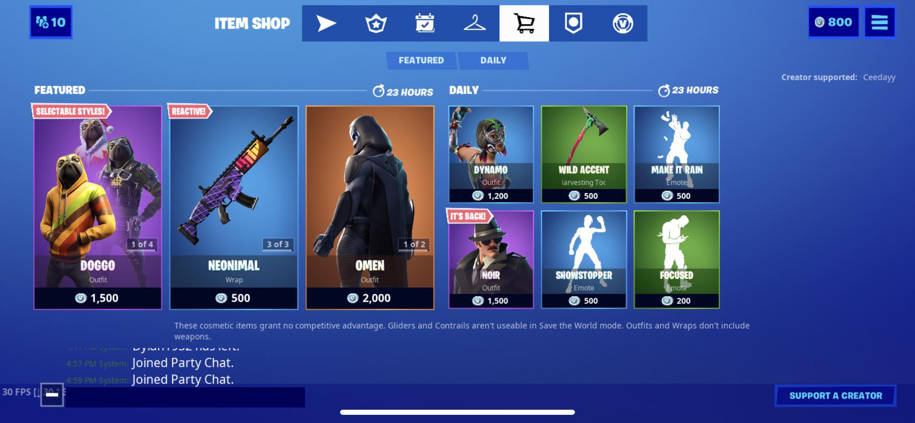 Latest Fortnite Item Shop Update Receives Backlash Latest Fortnite Item Shop Update Receives Backlash
