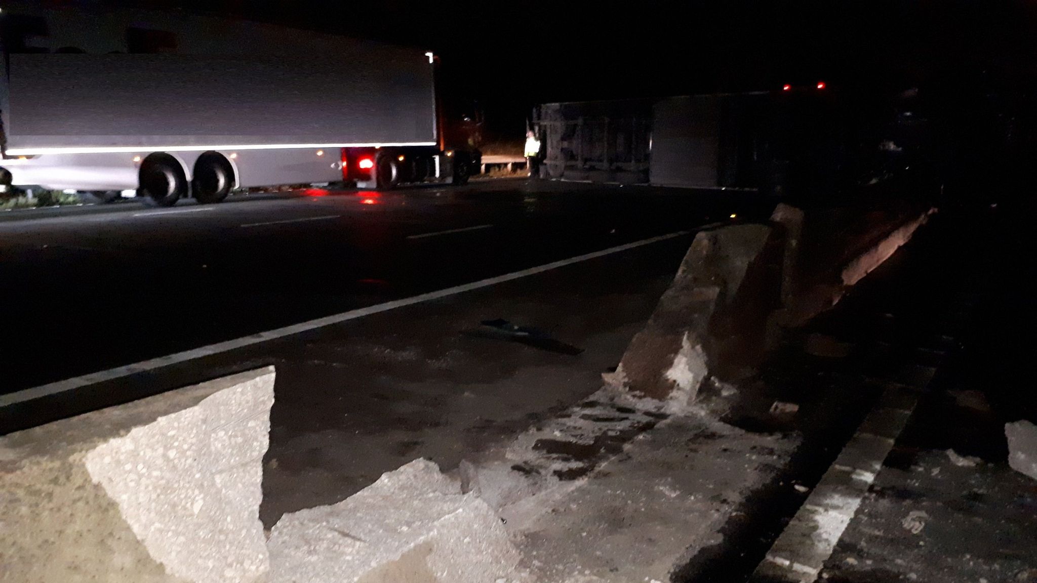 Long Delays On M6 After Van Crash Long Delays On M6 After Van Crash