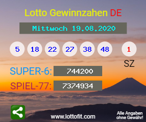 Lotto 6aus49 Ergebnis Mittwoch 9.4.2025: Alle Gewinnzahlen