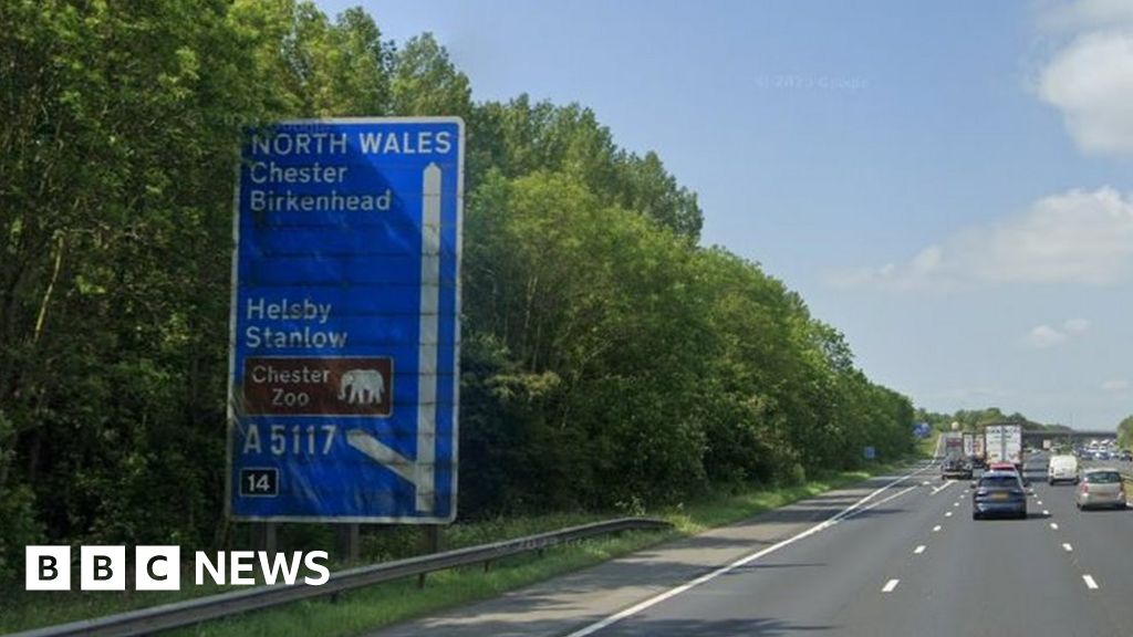M56 Motorway Crash: Car Overturns, Paramedics Treat Casualty M56 Motorway Crash: Car Overturns, Paramedics Treat Casualty