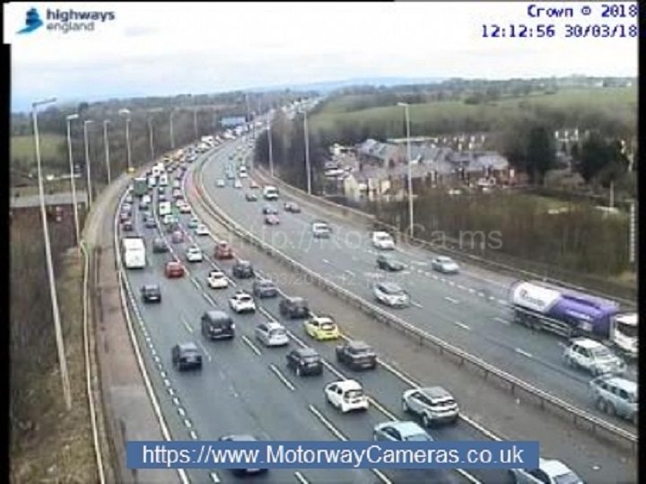 M6 Closed: Van Crash Causes Severe Congestion And Delays M6 Closed: Van Crash Causes Severe Congestion And Delays