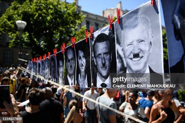 Marjolein Faber Considers Legal Action Over Hitler Mustache Photo At Protest Marjolein Faber Considers Legal Action Over Hitler Mustache Photo At Protest