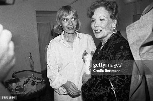 Mia Farrow Visits Sadie Sink On Broadway: A Mia Farrow Visits Sadie Sink On Broadway: A