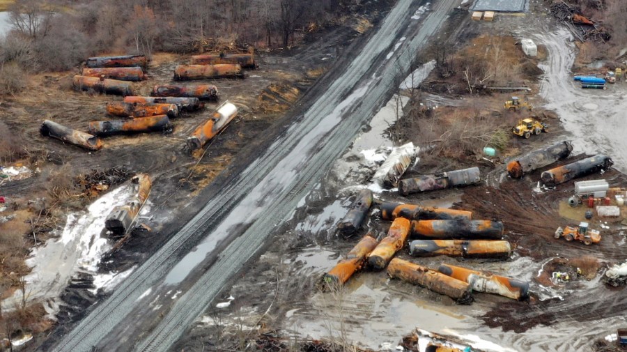 Months Of Toxic Chemical Lingering After Ohio Train Derailment