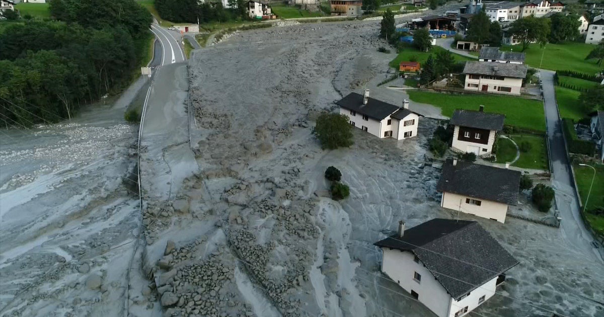 Mudslide Buries Swiss Village After Glacier Collapse: One Missing Mudslide Buries Swiss Village After Glacier Collapse: One Missing