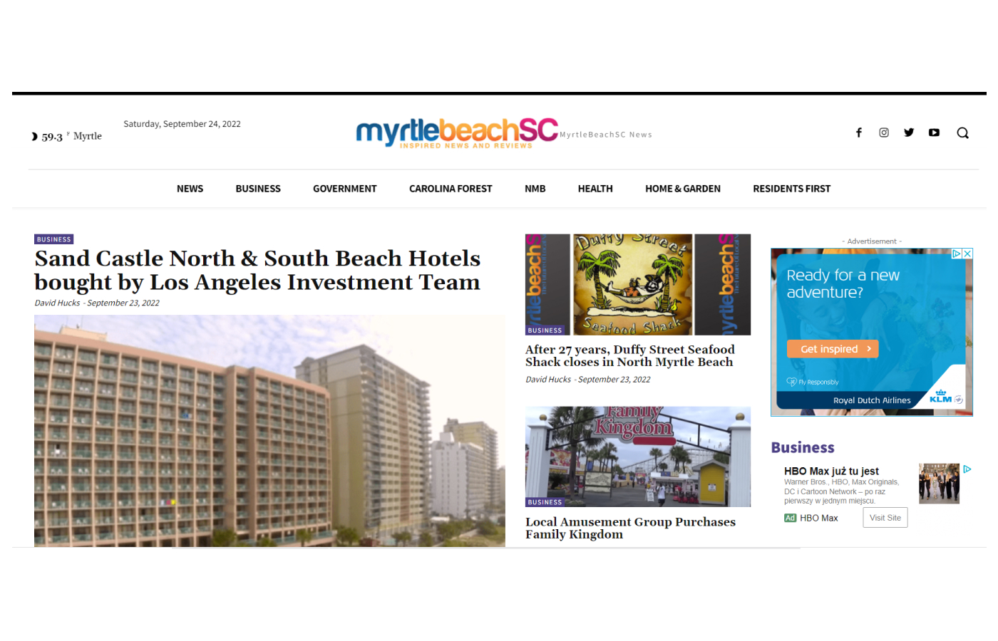 Myrtle Beach Newspaper Honored With 59 SC Press Association Awards Myrtle Beach Newspaper Honored With 59 SC Press Association Awards