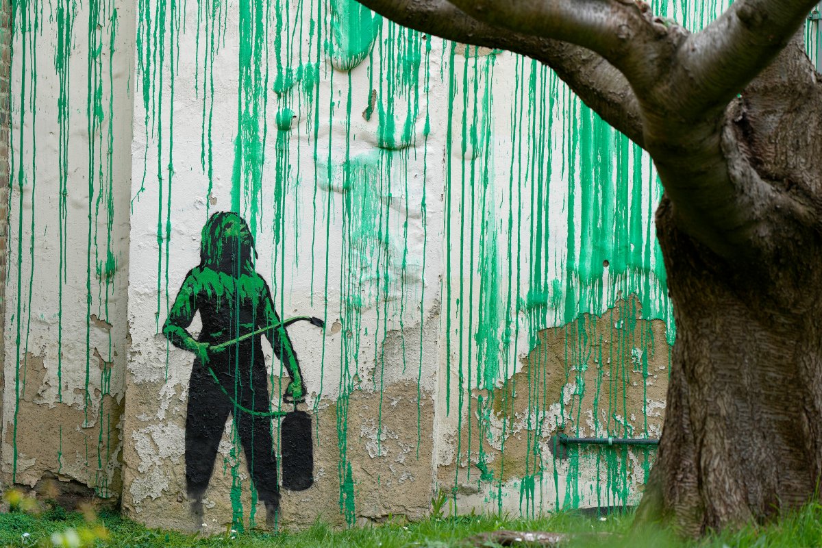 New Banksy Painting: The Mystery Behind The Tag And Its Upcoming Sale New Banksy Painting: The Mystery Behind The Tag And Its Upcoming Sale
